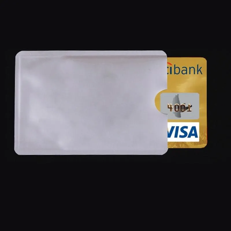 100 Rfid Blocking Aluminum Foil Card Sleeves