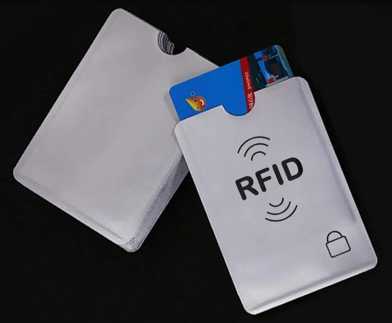 100 Rfid Blocking Aluminum Foil Card Sleeves