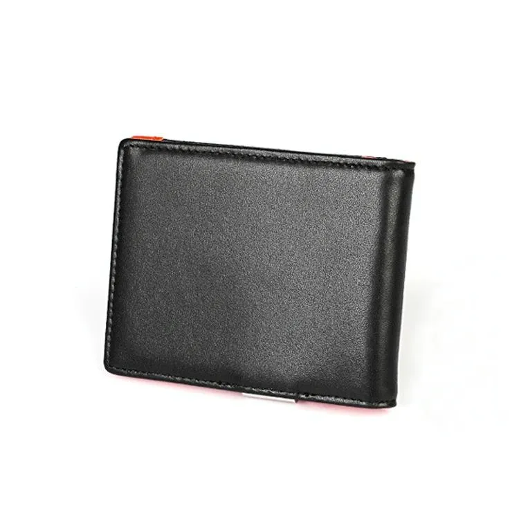 Anti-magnetic Leather Wallet with Zipper for Men - Rfid Protection
