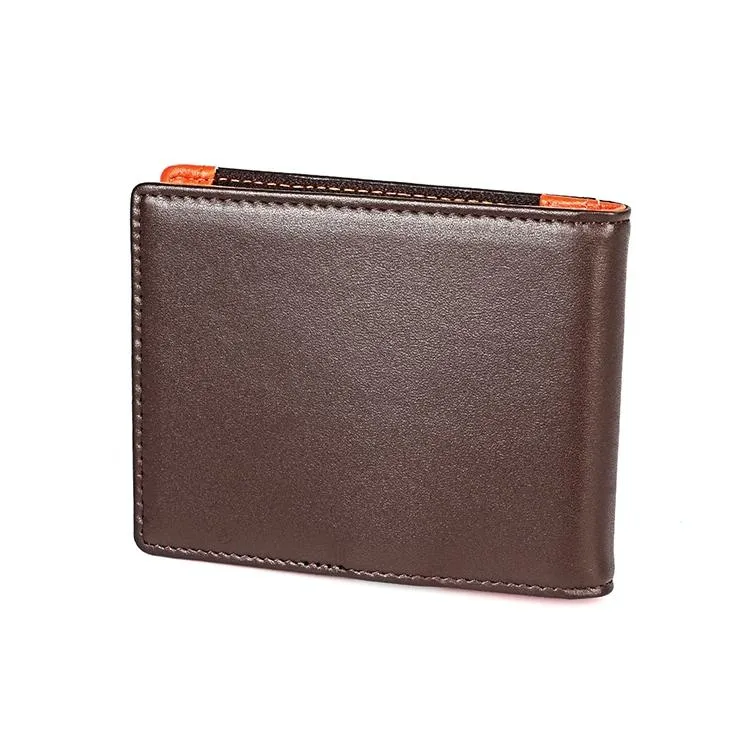 Anti-magnetic Leather Wallet with Zipper for Men - Rfid Protection