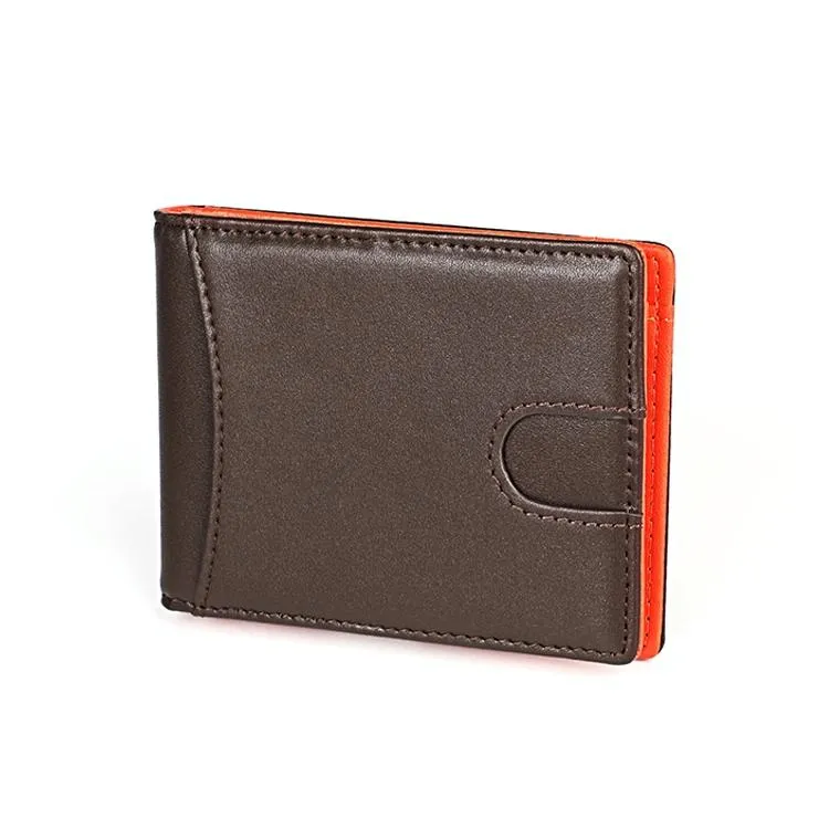 Anti-magnetic Leather Wallet with Zipper for Men - Rfid Protection