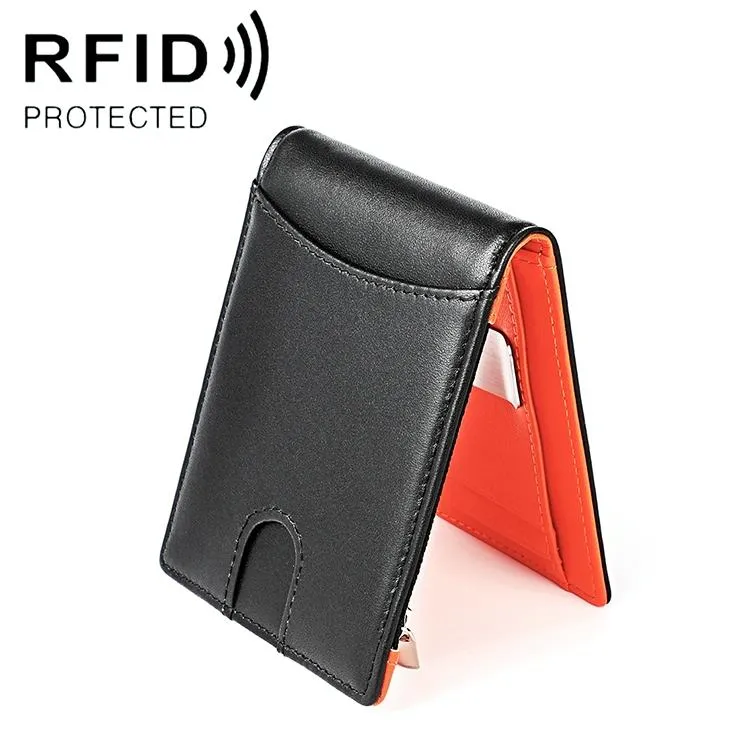 Anti-magnetic Leather Wallet with Zipper for Men - Rfid Protection