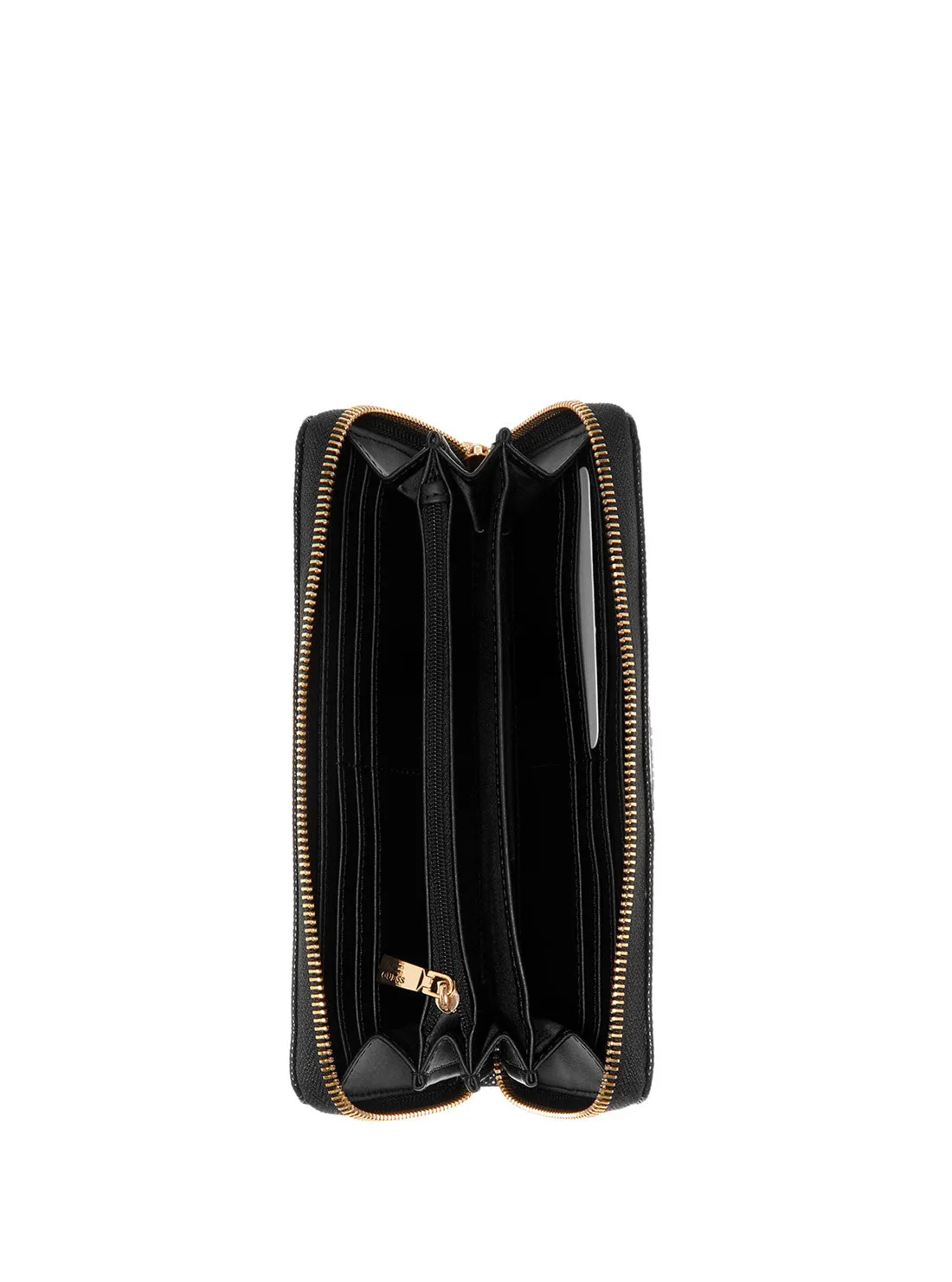 Black Triana Large Zip Wallet