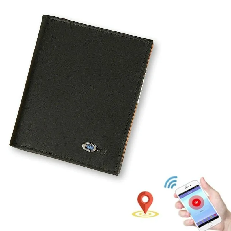 Bluetooth Anti Lost Mens Leather Wallet