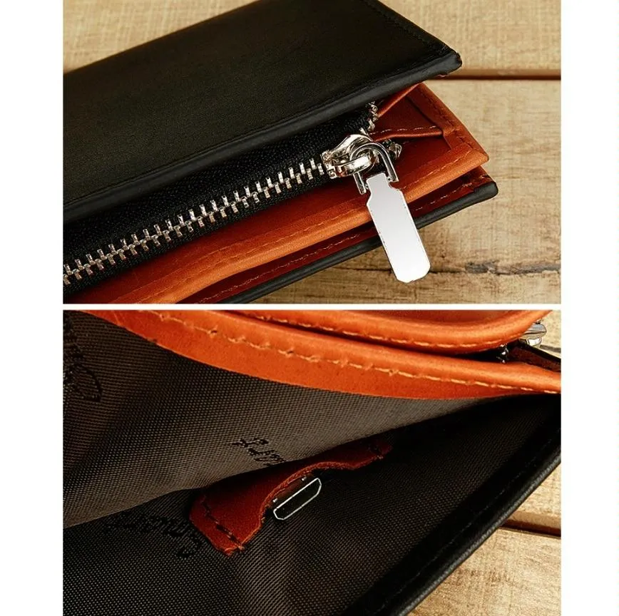 Bluetooth Anti Lost Mens Leather Wallet