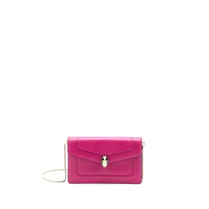 Bvlgari Serpenti Forever Wallet On Chain Pink LGHW