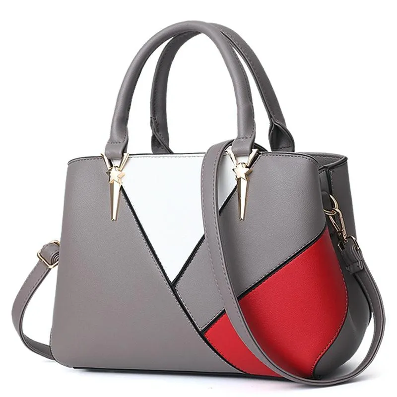 Colourblock Ladies Handbag - Pu Material