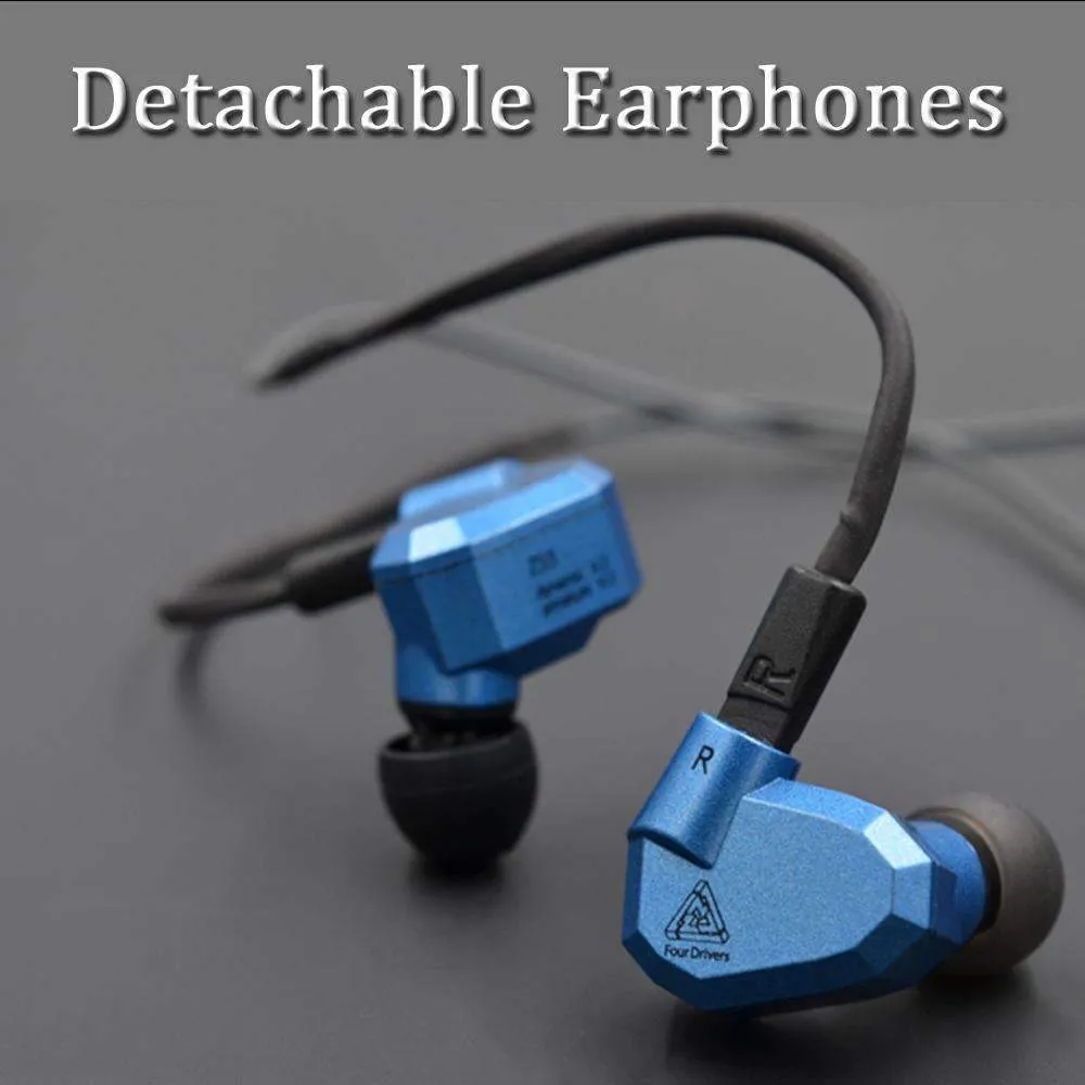 Detachable Earphones - Earphone Extra Bass Earplug With Detachable Cable