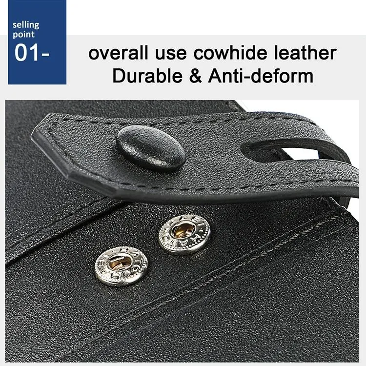Double Zip Rfid Chain Wallet with Card Slots