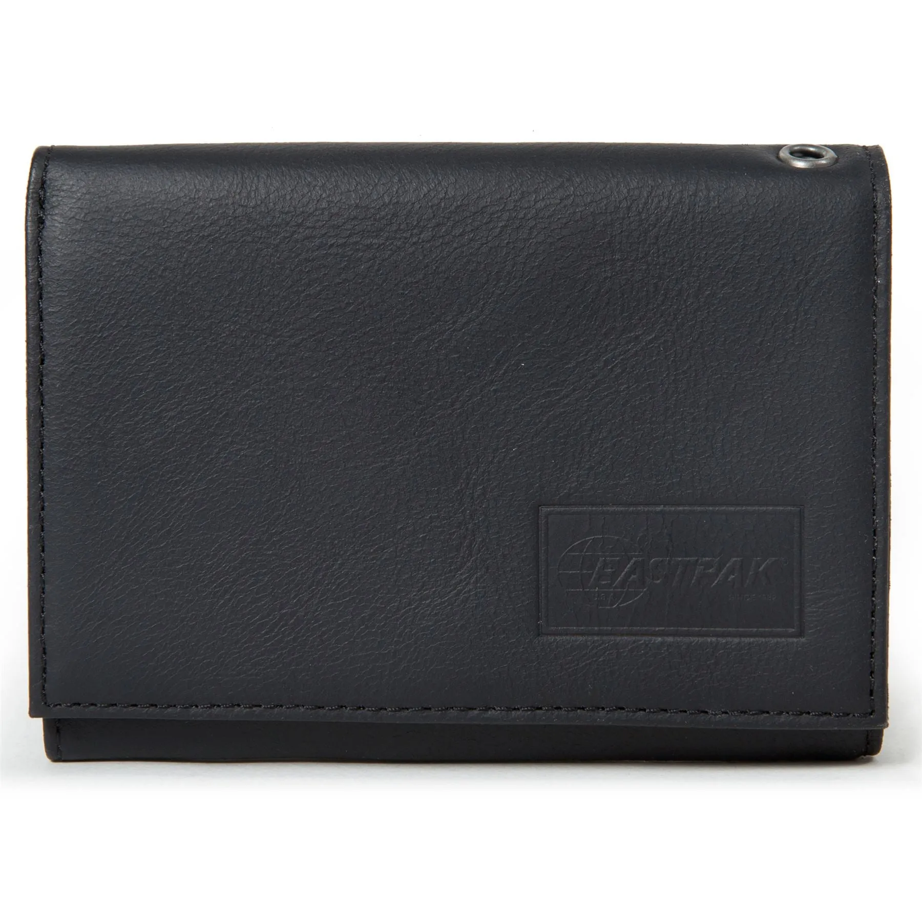 Eastpak Crew Black Ink Leather Wallet