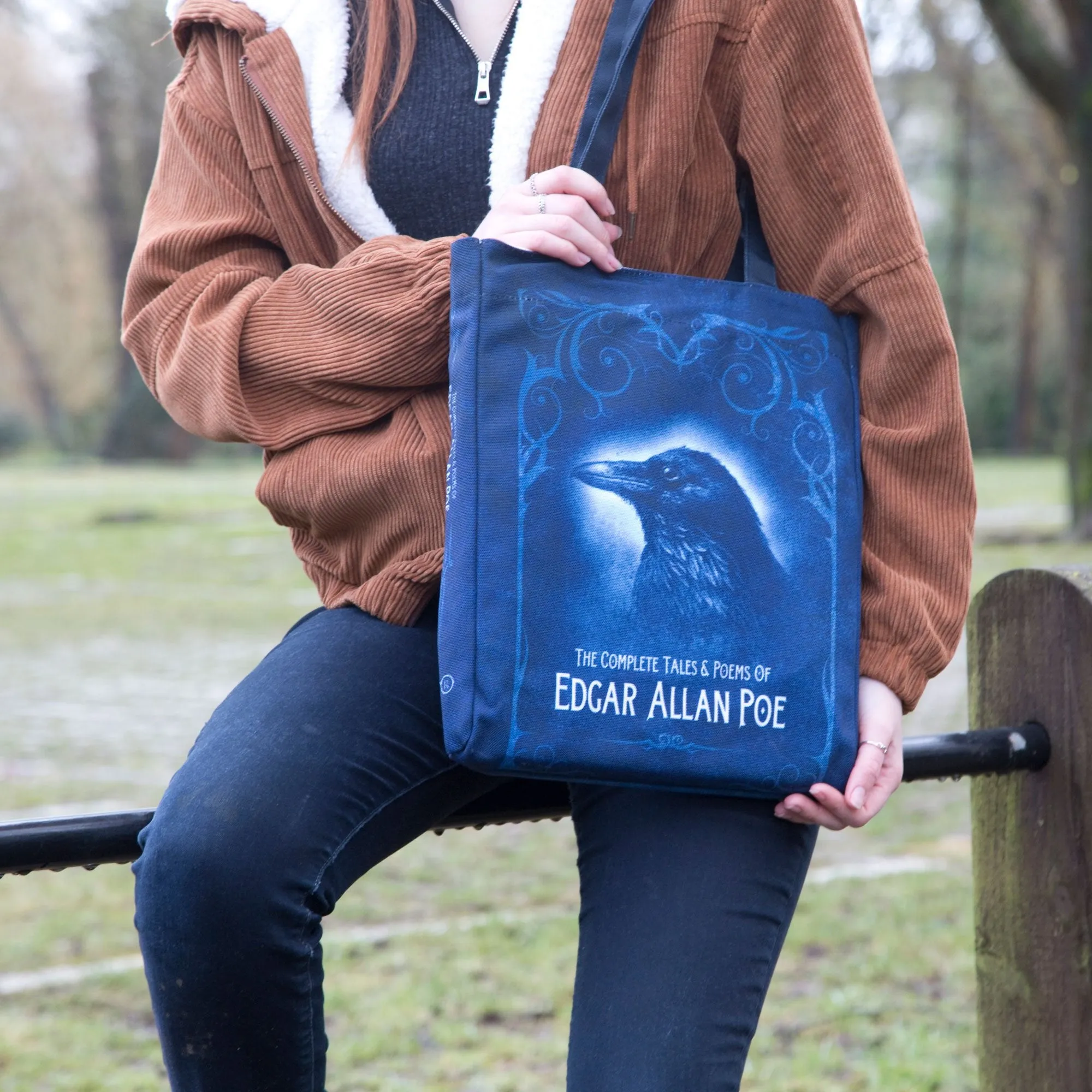Edgar Allan Poe Book Tote Bag