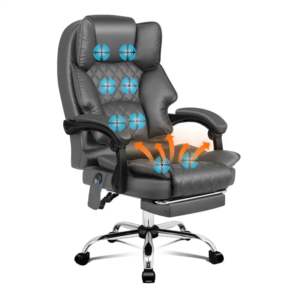 Executive Heated Massage Office Chair