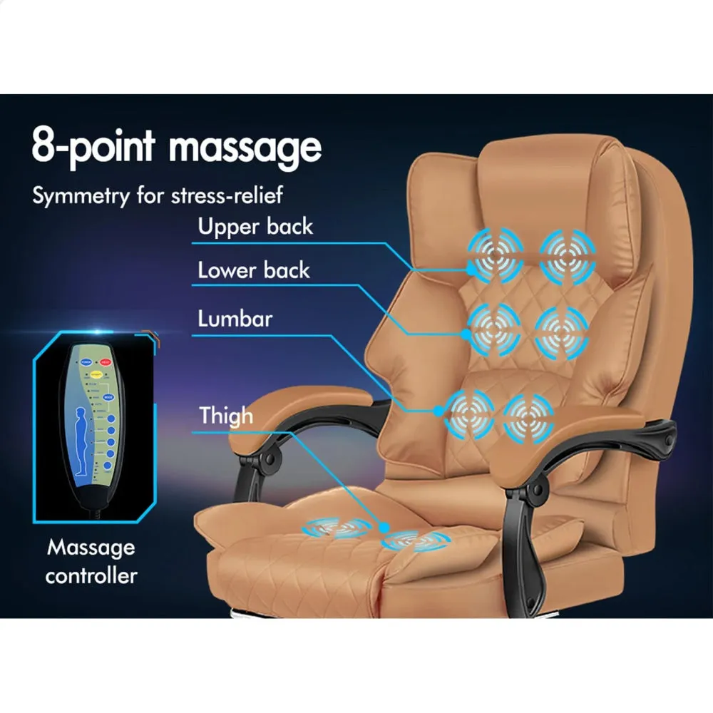 Executive Heated Massage Office Chair