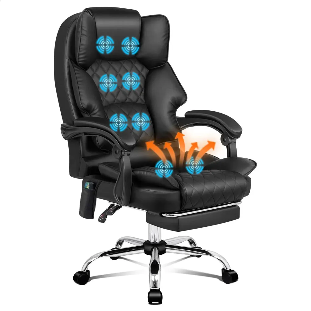 Executive Heated Massage Office Chair