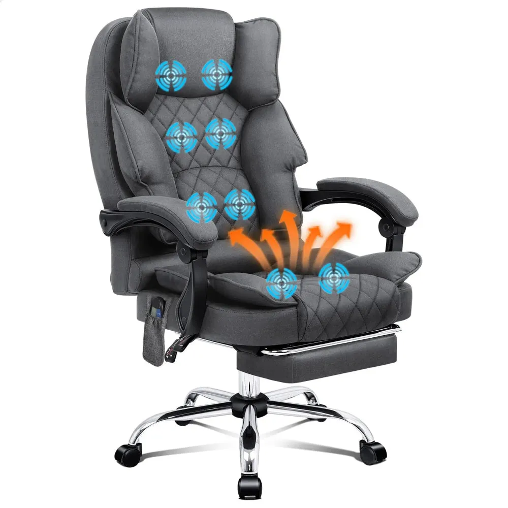 Executive Heated Massage Office Chair