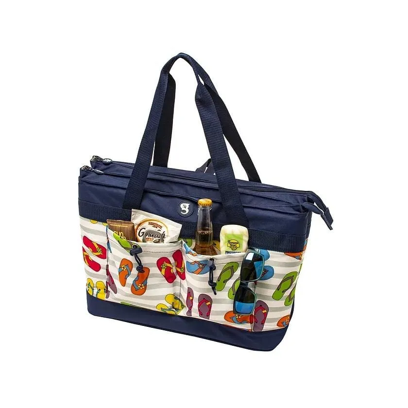 Geckobrands 2 Compartment Tote Cooler