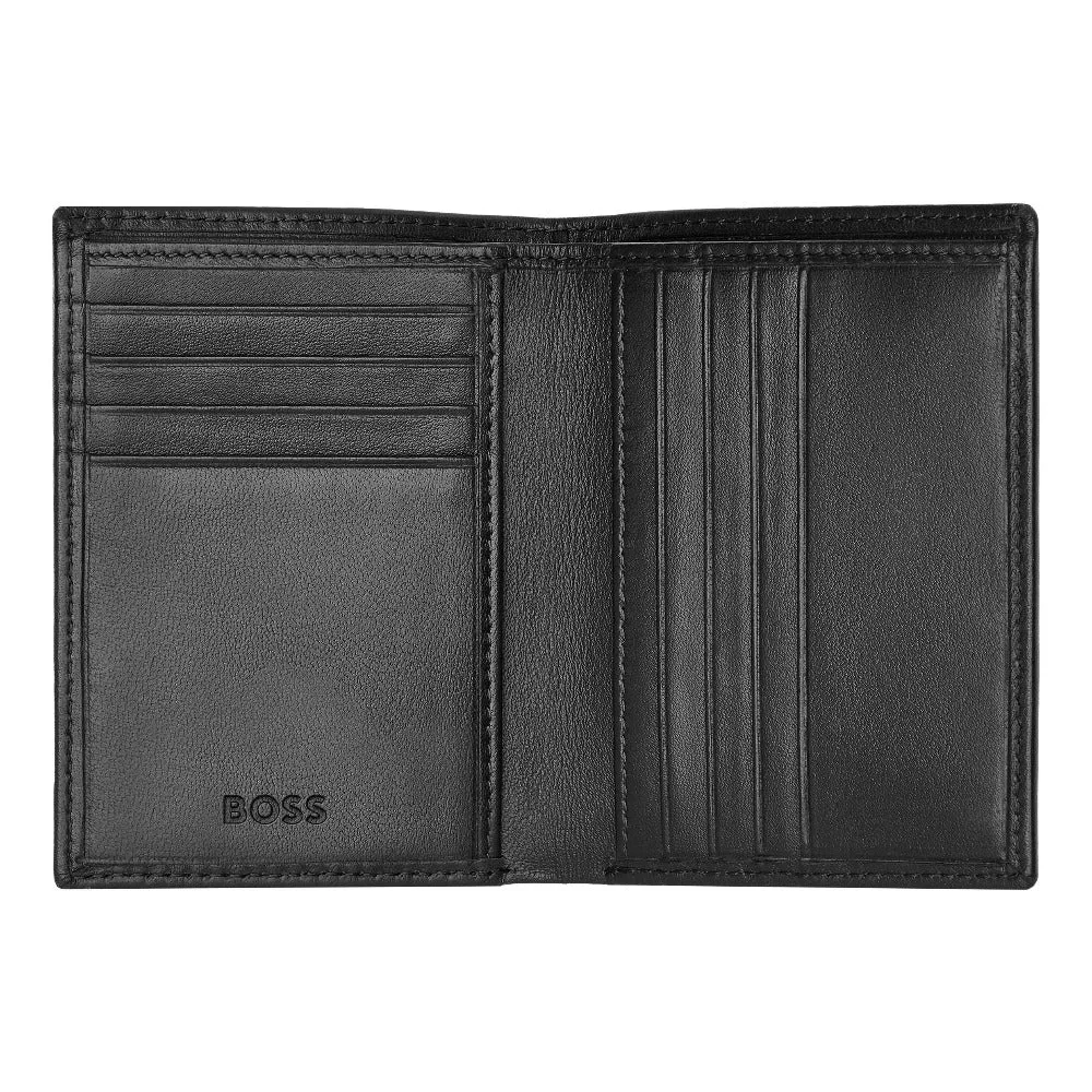 Hugo Boss Folding Card Holder Black HLE403A
