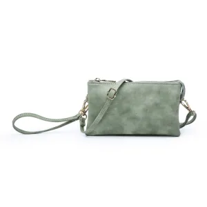 Jen & Co. Jade Riley Monogram able  3 Compartment Crossbody Or Wristlet