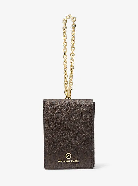 Jet Set Extra-Small Logo Chain Card Case