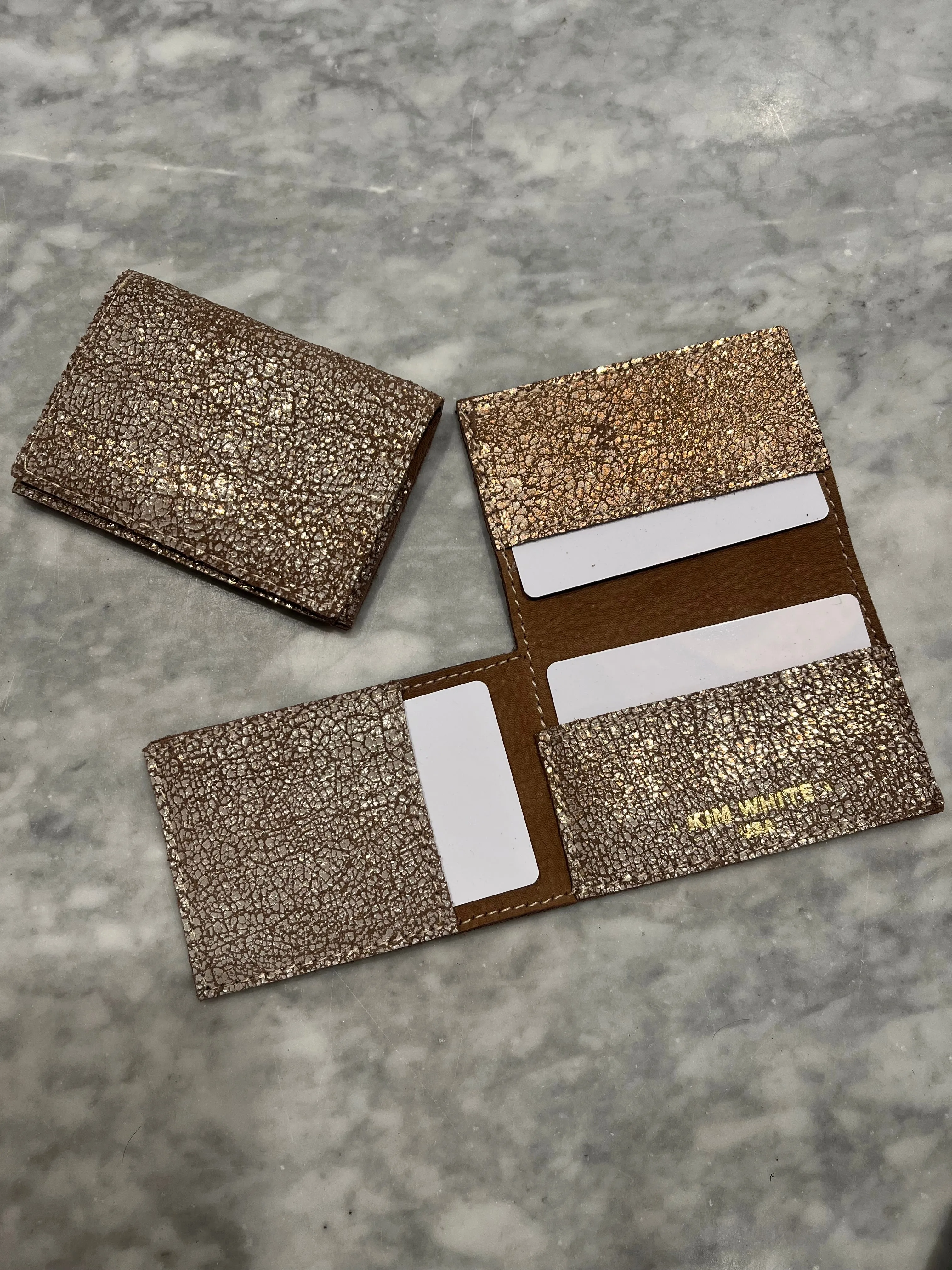 Kim White Folding Wallet - Various
