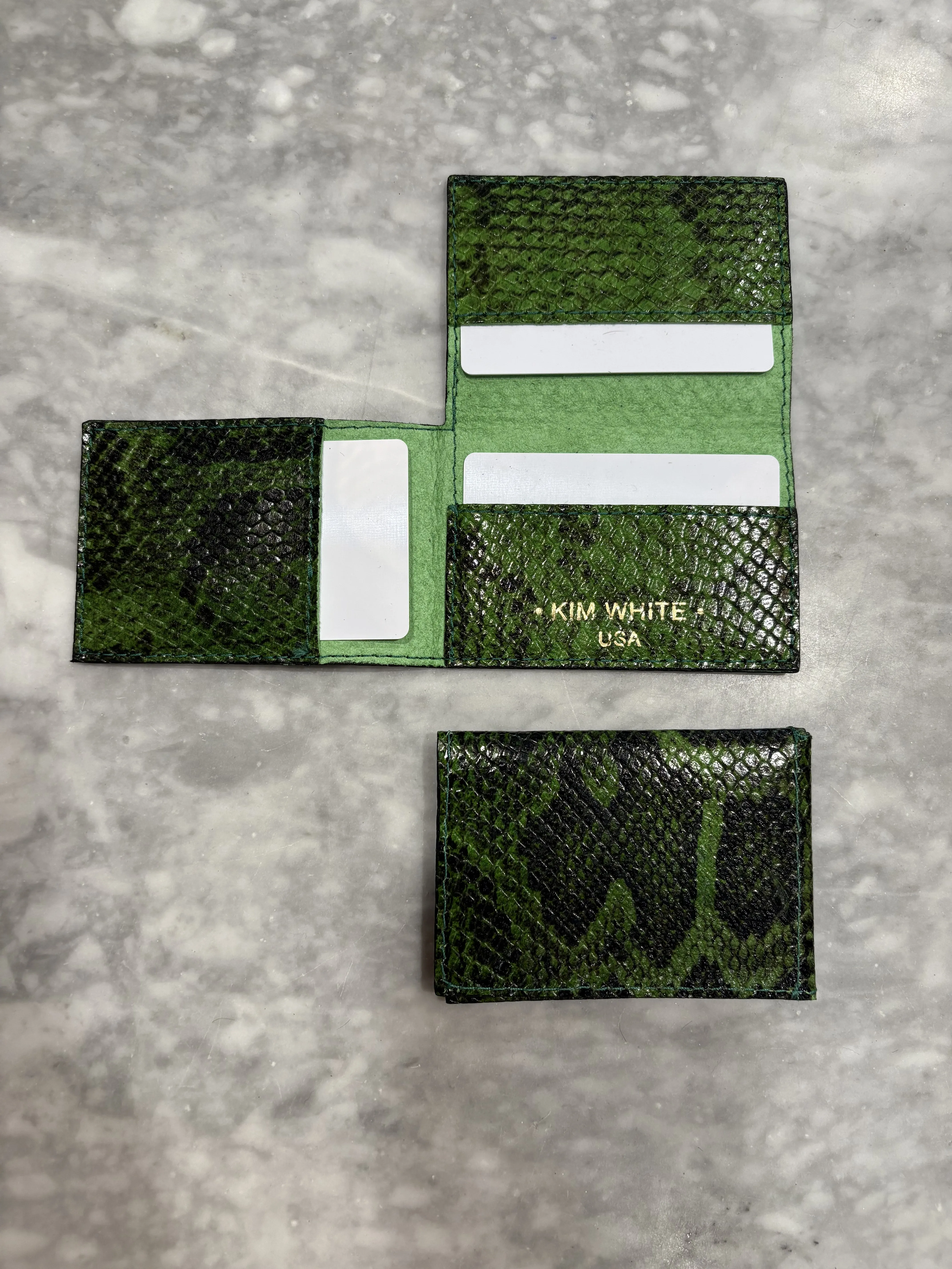 Kim White Folding Wallet - Various