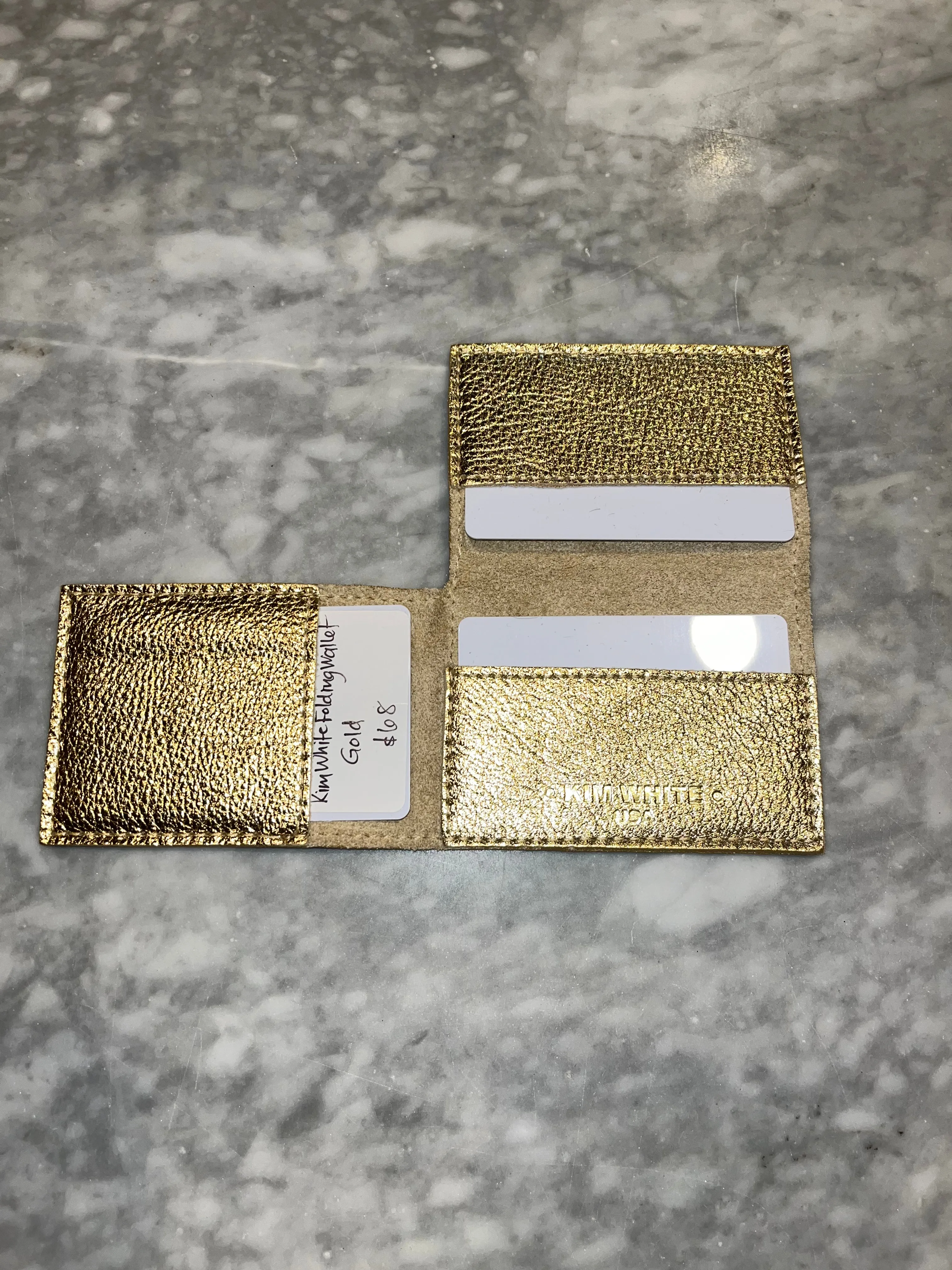 Kim White Folding Wallet - Various