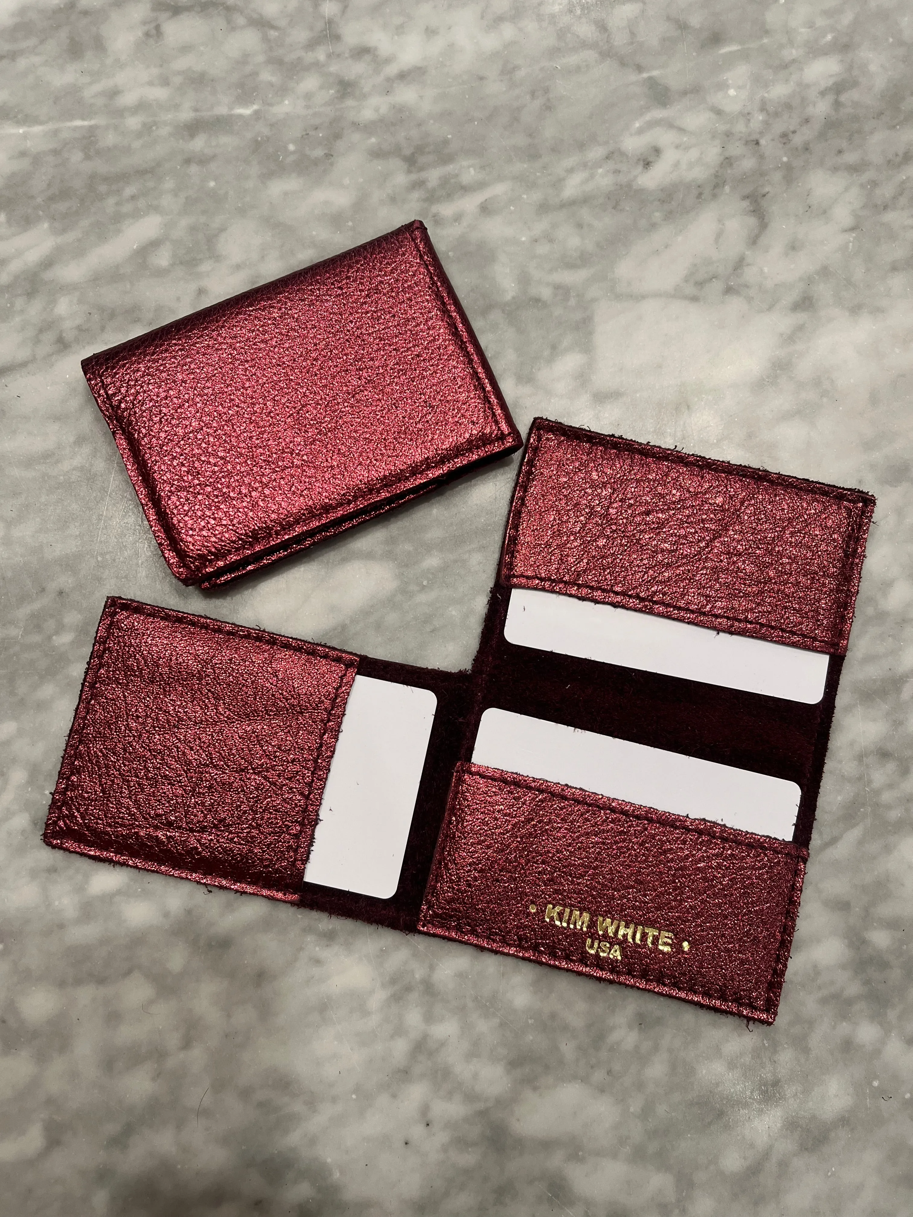 Kim White Folding Wallet - Various