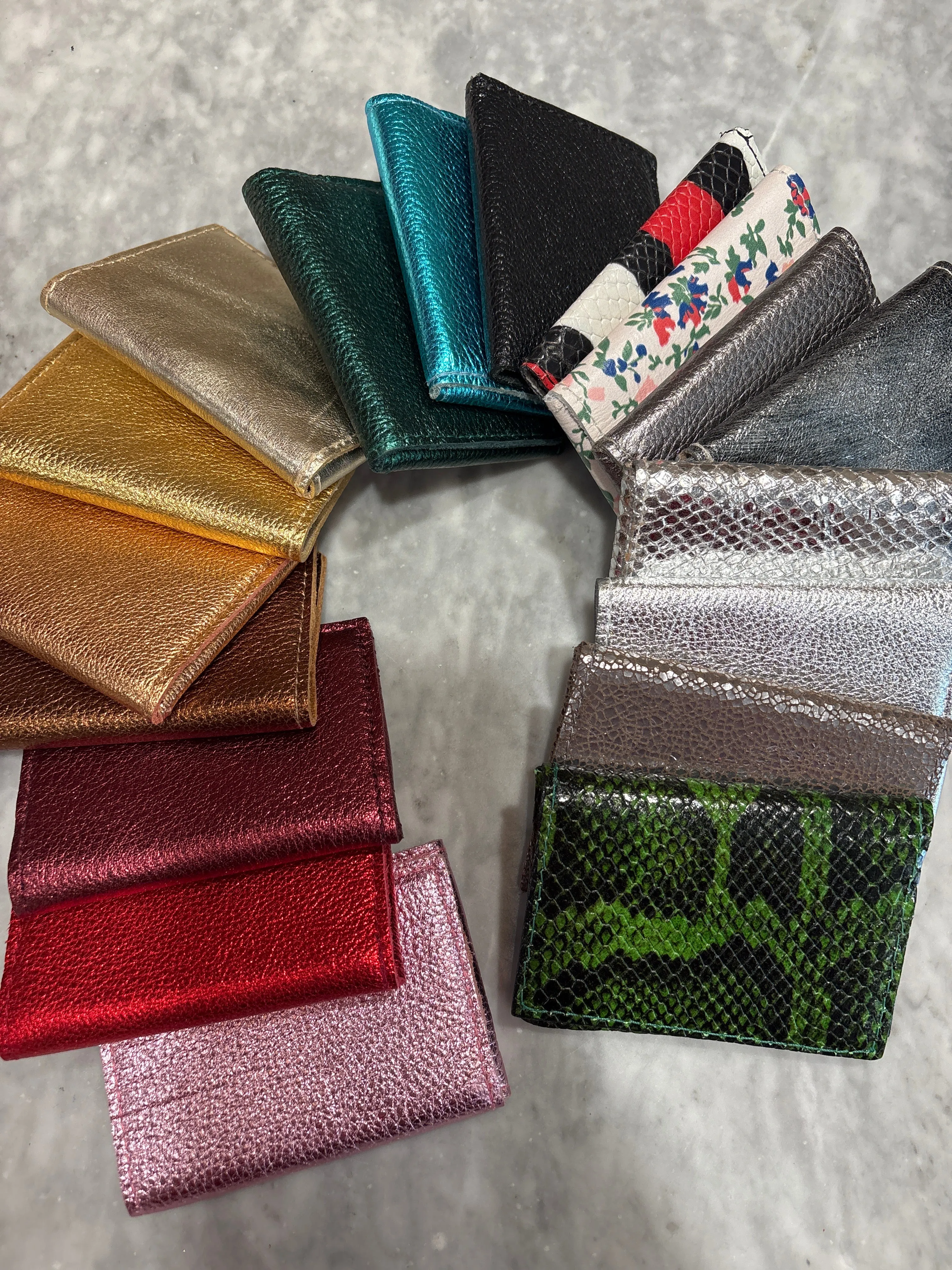 Kim White Folding Wallet - Various
