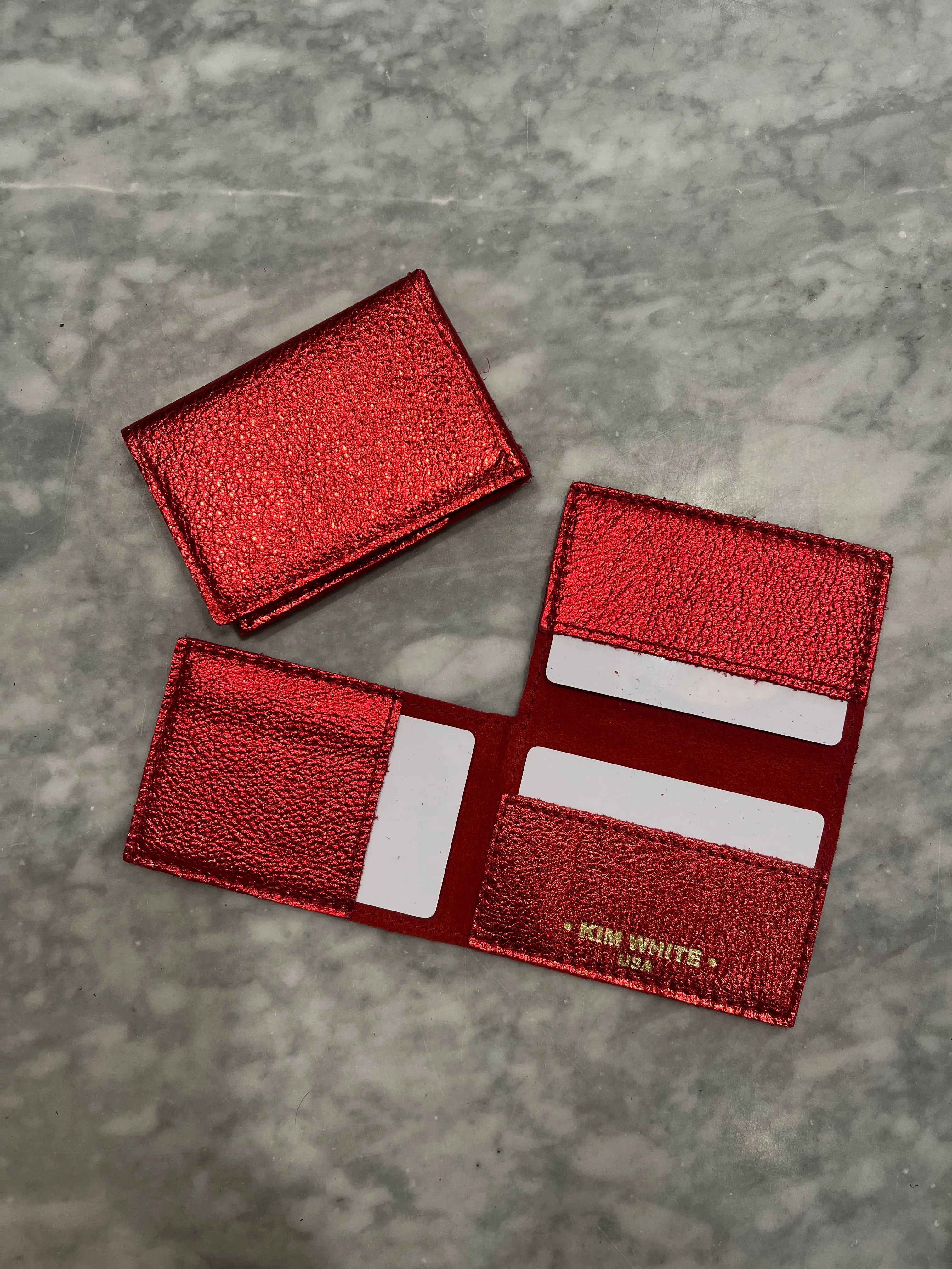 Kim White Folding Wallet - Various