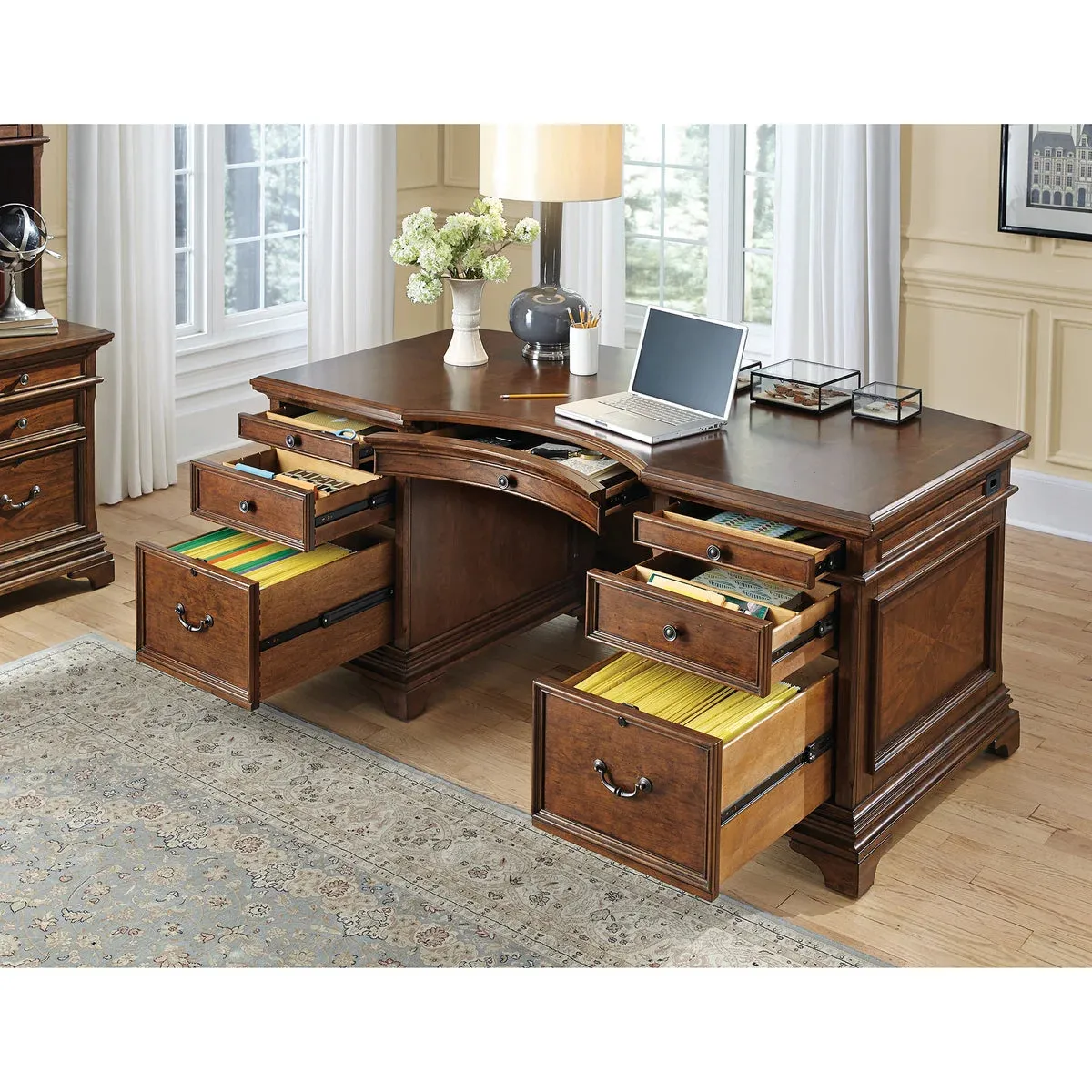 Lewis 66" Executive Desk