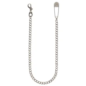 LONG WALLET CHAIN / SILVER
