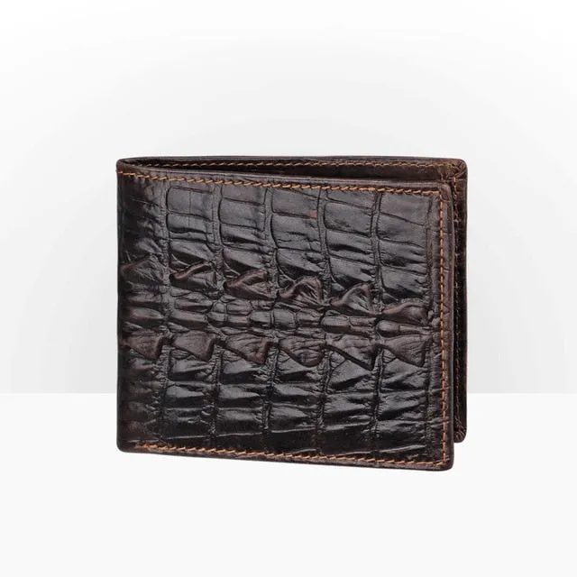 Luxury CrocSkin Short Wallet