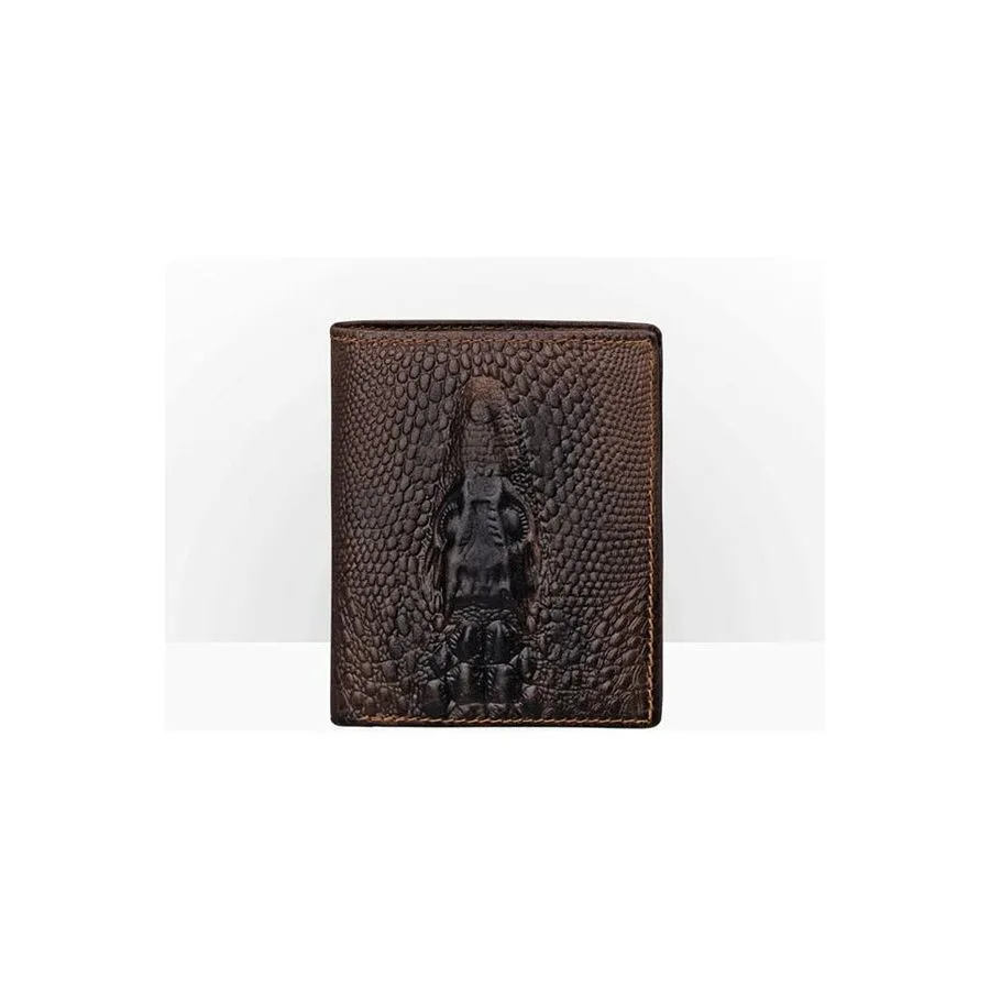 Luxury CrocSkin Short Wallet
