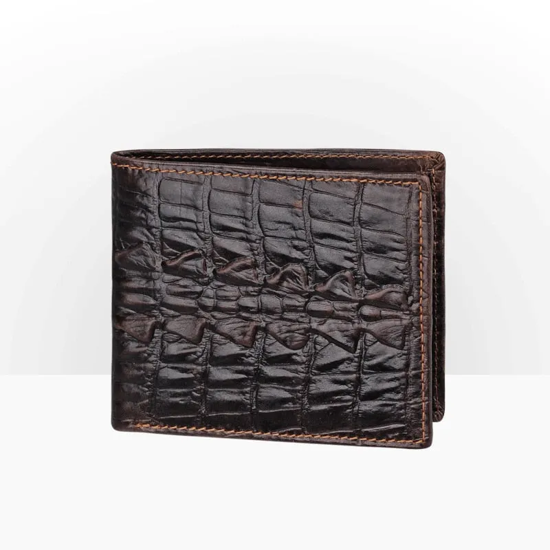 Luxury CrocSkin Short Wallet