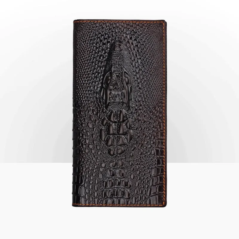 Luxury CrocSkin Short Wallet