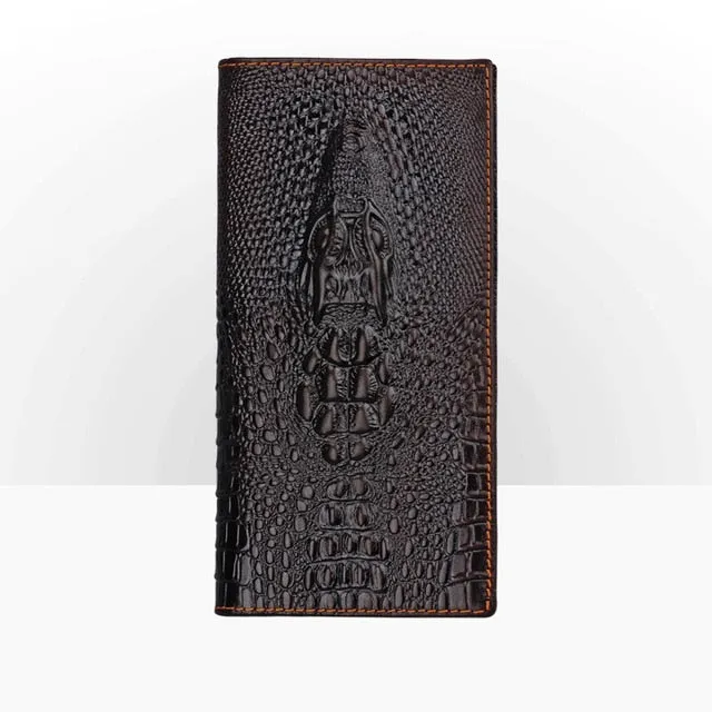 Luxury CrocSkin Short Wallet