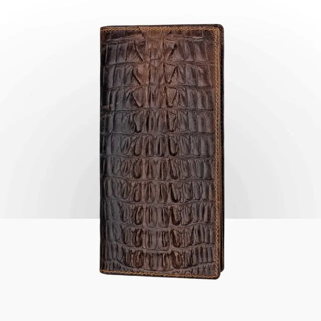 Luxury CrocSkin Short Wallet