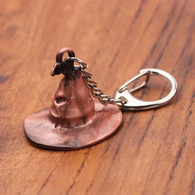 Magical Witch Hat Pendant Keychain