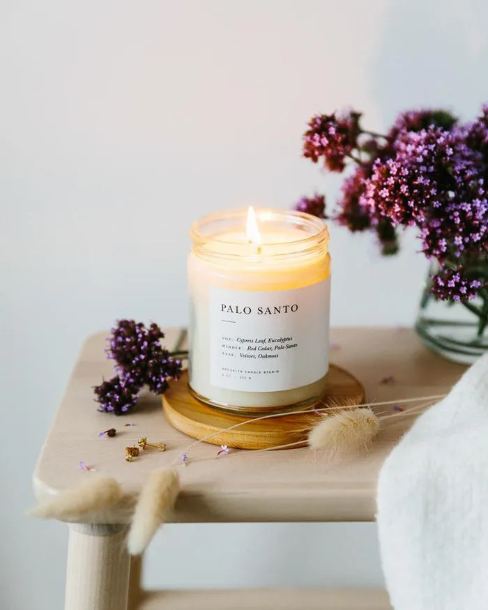 Minimalist Candle (Palo Santo)