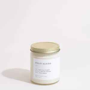 Minimalist Candle (Palo Santo)