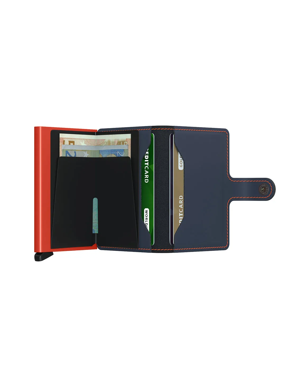 Miniwallet - Night Blue & Orange