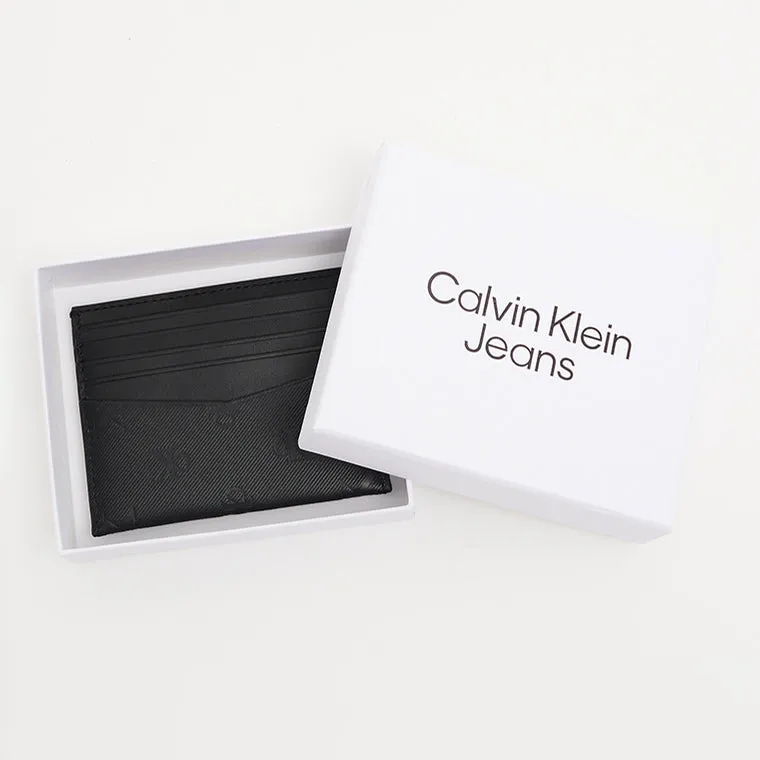 Monogram Soft Card Case  - Black