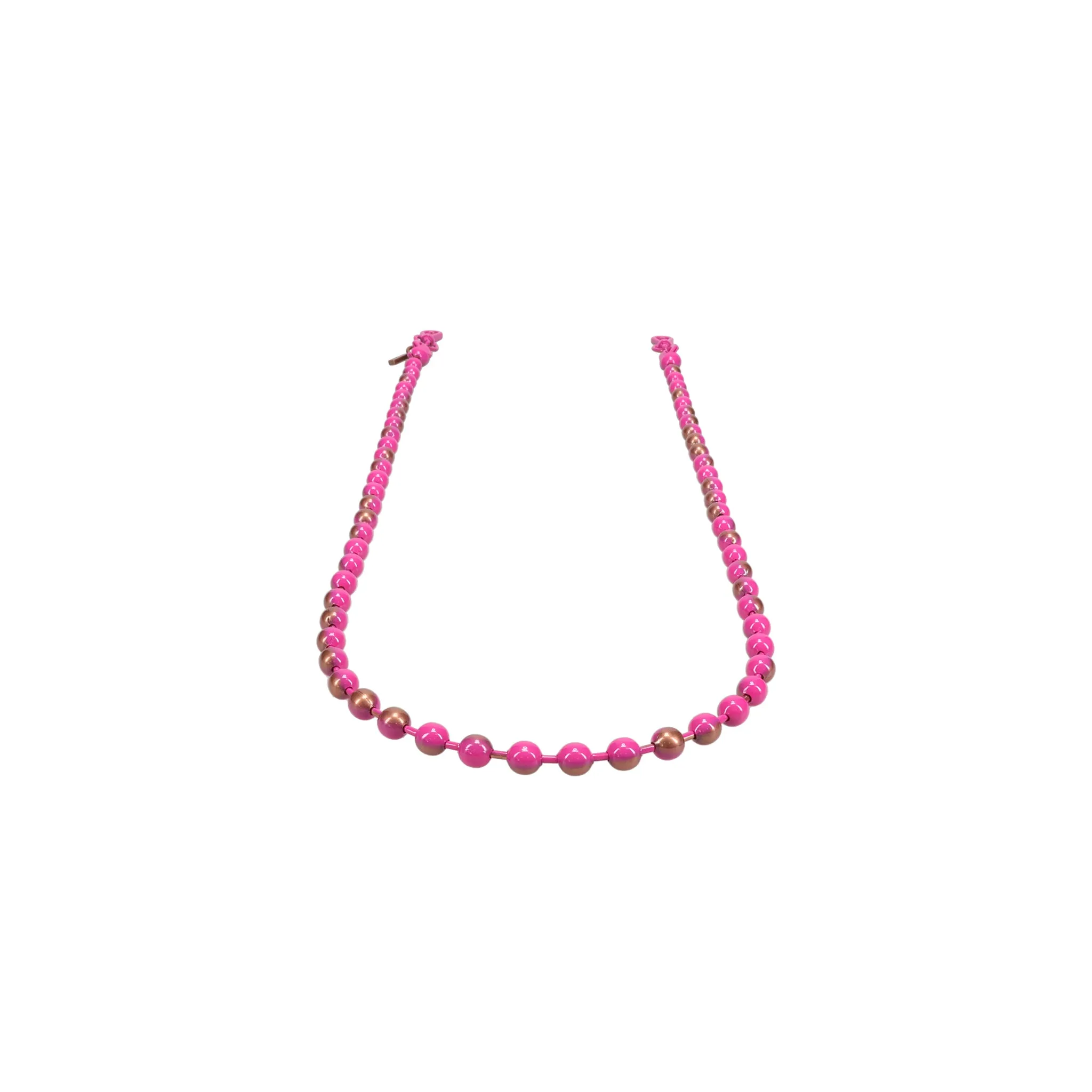 PINK COLORED BALL CHAIN / PINK