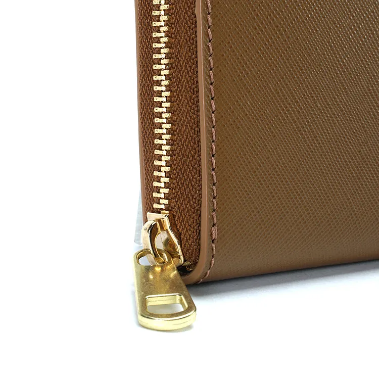 porte-monnaie demi-lune CAC MARRON GLACE