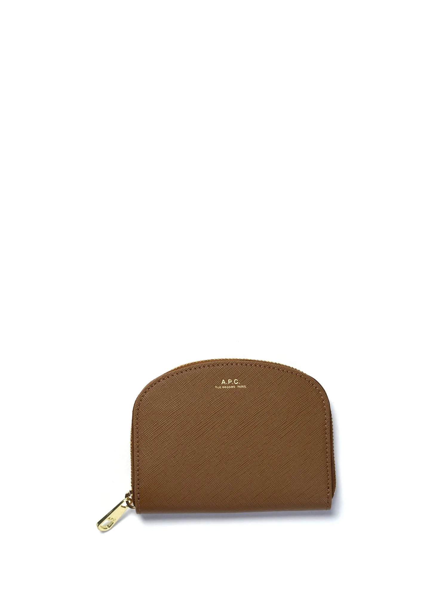 porte-monnaie demi-lune CAC MARRON GLACE
