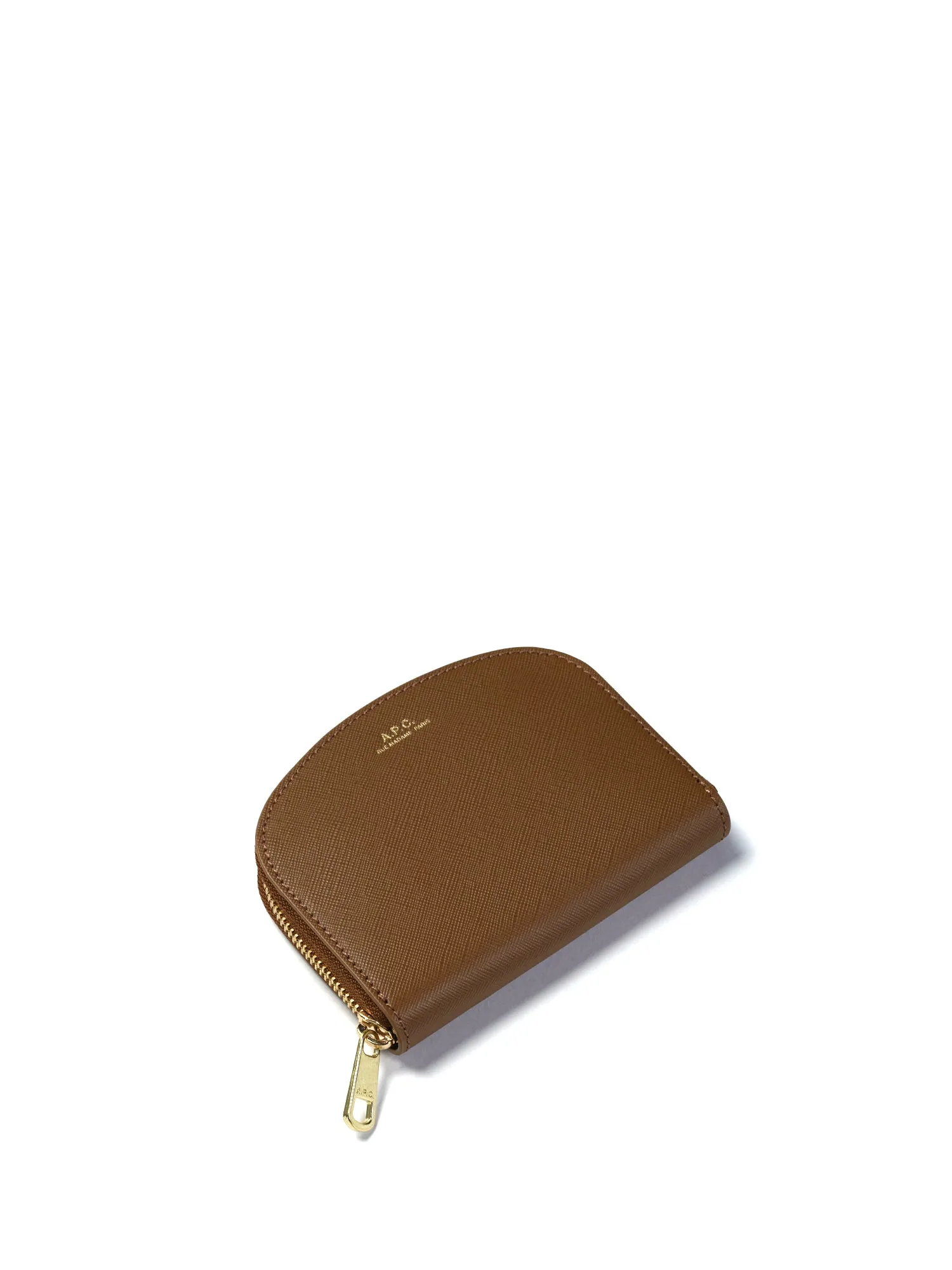 porte-monnaie demi-lune CAC MARRON GLACE
