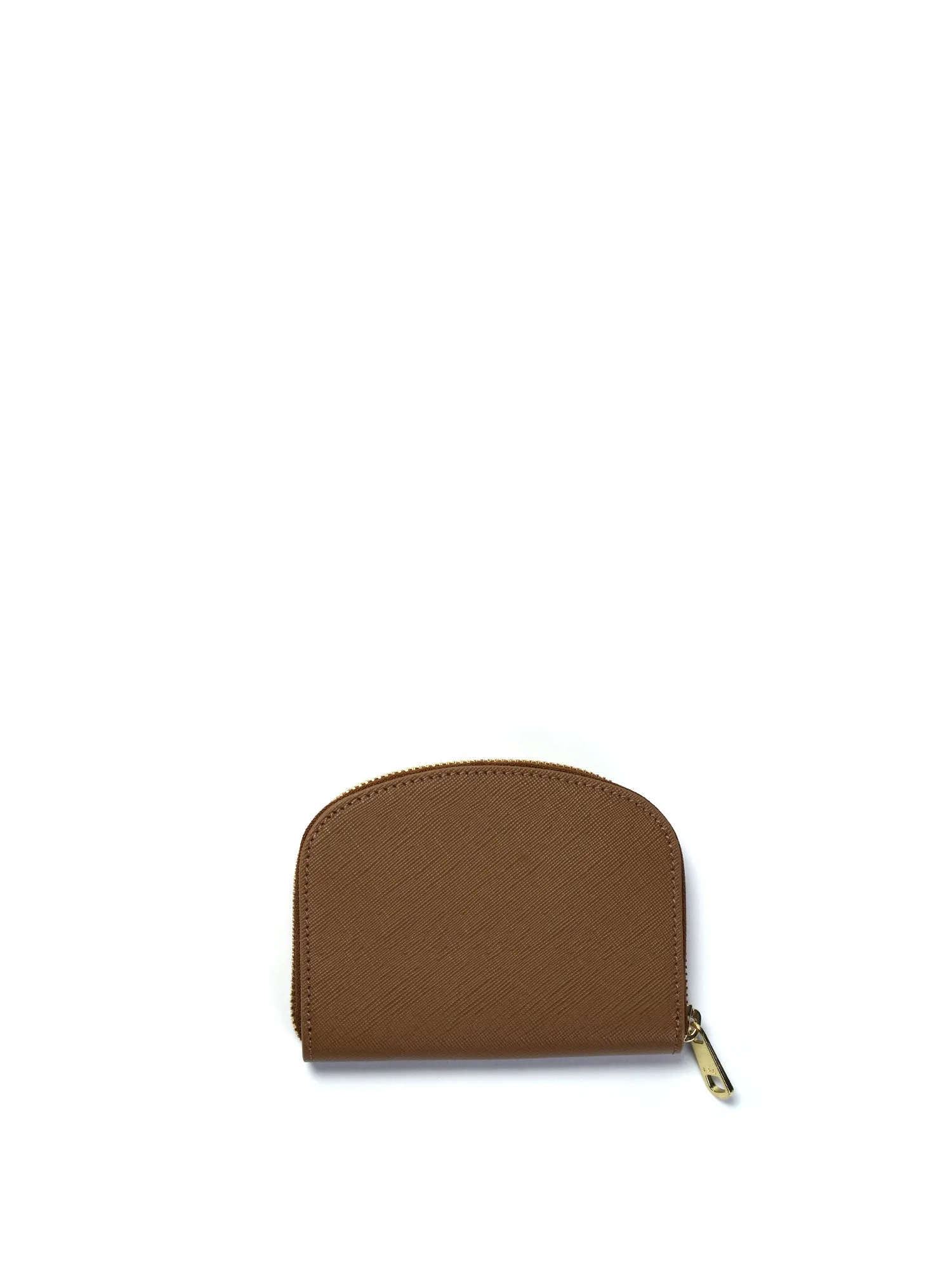 porte-monnaie demi-lune CAC MARRON GLACE
