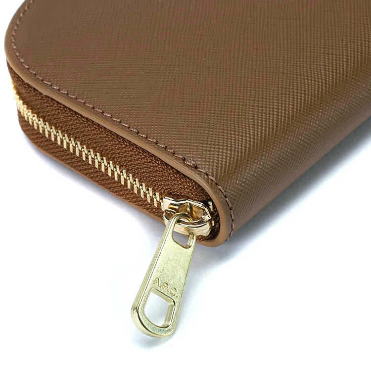 porte-monnaie demi-lune CAC MARRON GLACE