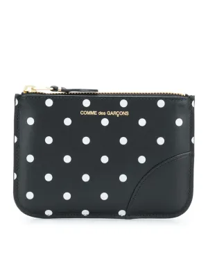 SA8100PD Wallet - Printed Polka Dots Black