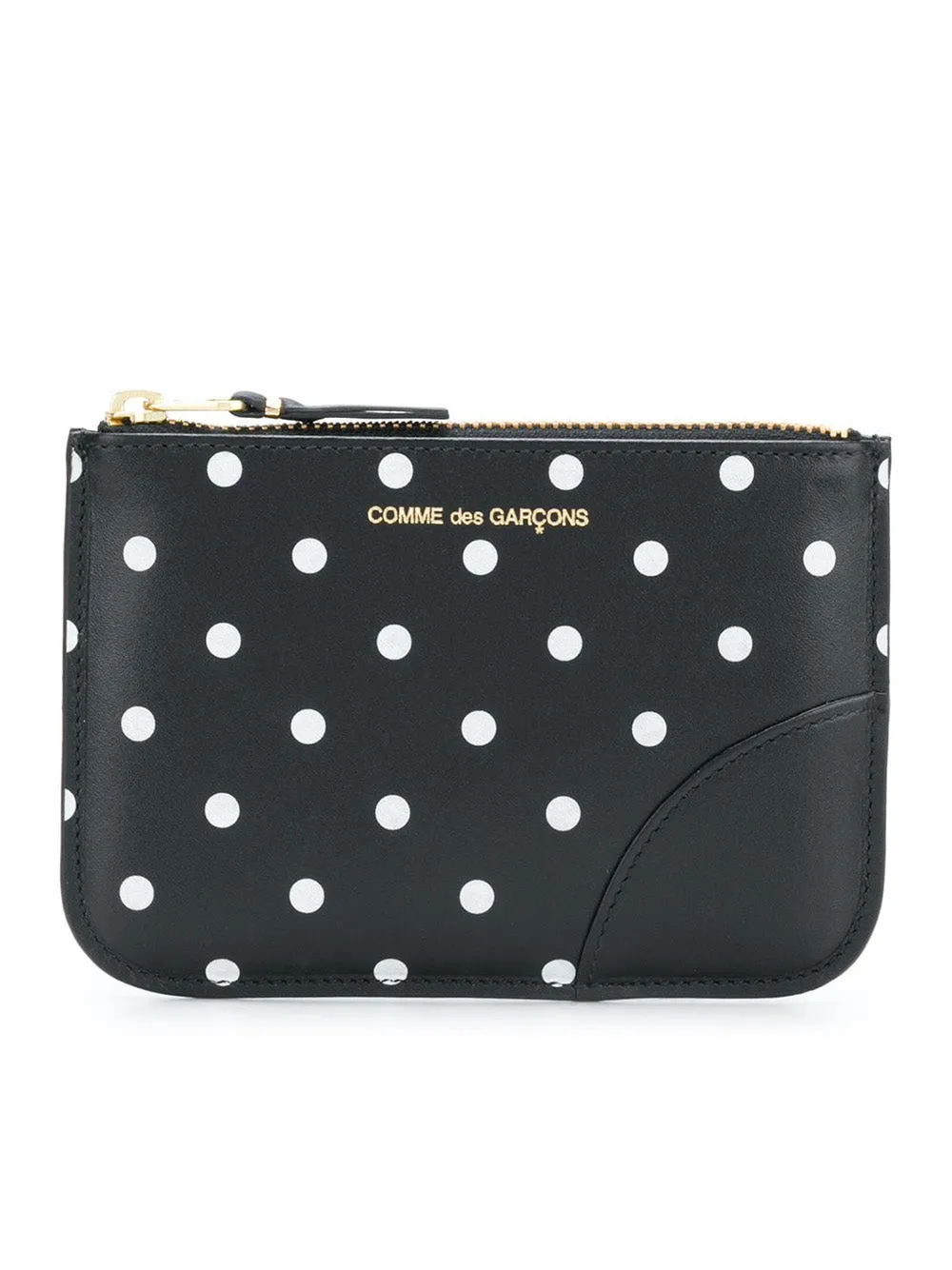 SA8100PD Wallet - Printed Polka Dots Black
